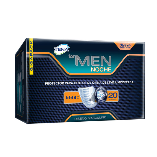 Pañal Tena For Men Noche 20 Unidades Protección