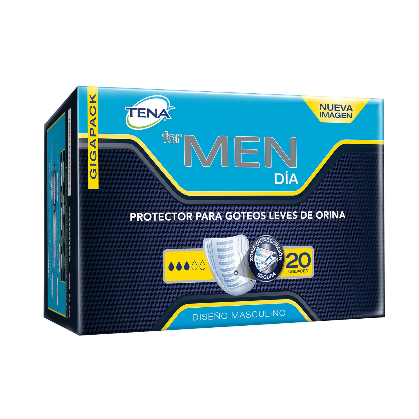 Pañal Tena Adulto For Men 20 Unidades Protección