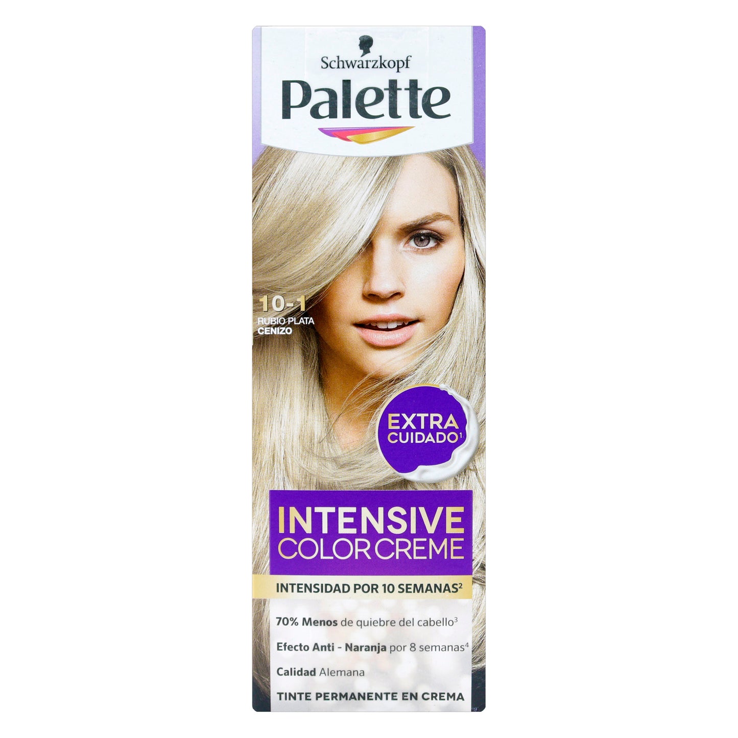 Palette Color Crema Tubo 10-1 Rubio Platino Cenizo Gotas Oxidante