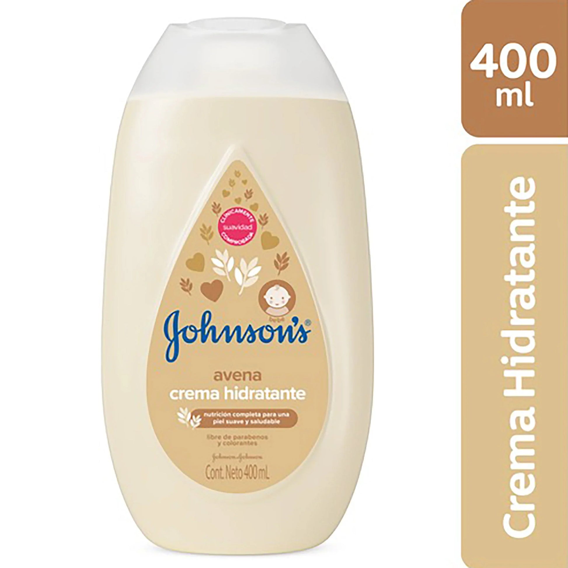 Crema Jj Baby Avena 400 ml
