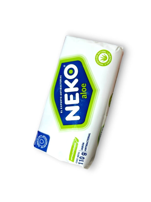 Jabón Antibacterial Neko Aloe 110grs