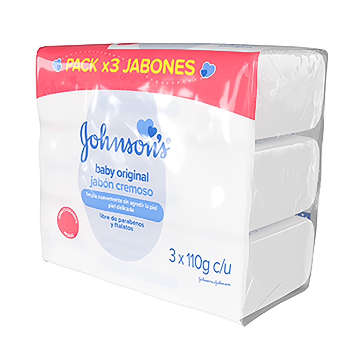 3 Jabón Jj Baby Original 110 gr