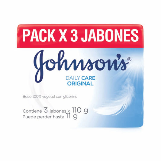 3 Jabón Jj Adulto Original 110 gr