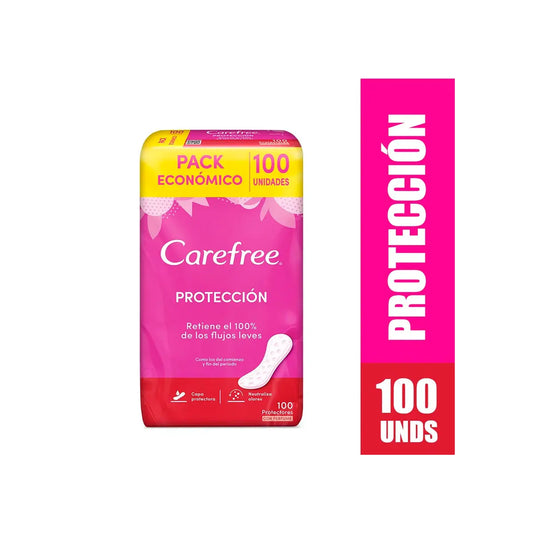 ProtectorT.CAREFREE Regular 100 Unidad