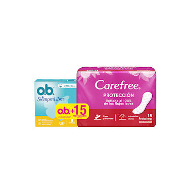 Tam.ori Ob Sup 8 Uds+prot Carefree 15uds