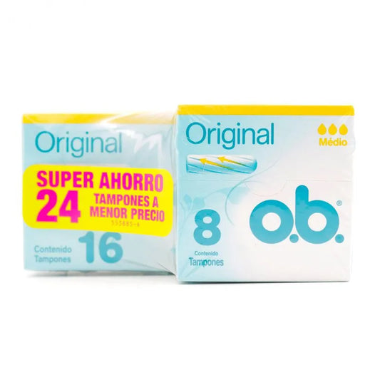 Tampon.ob Medio 16+8 Unidad