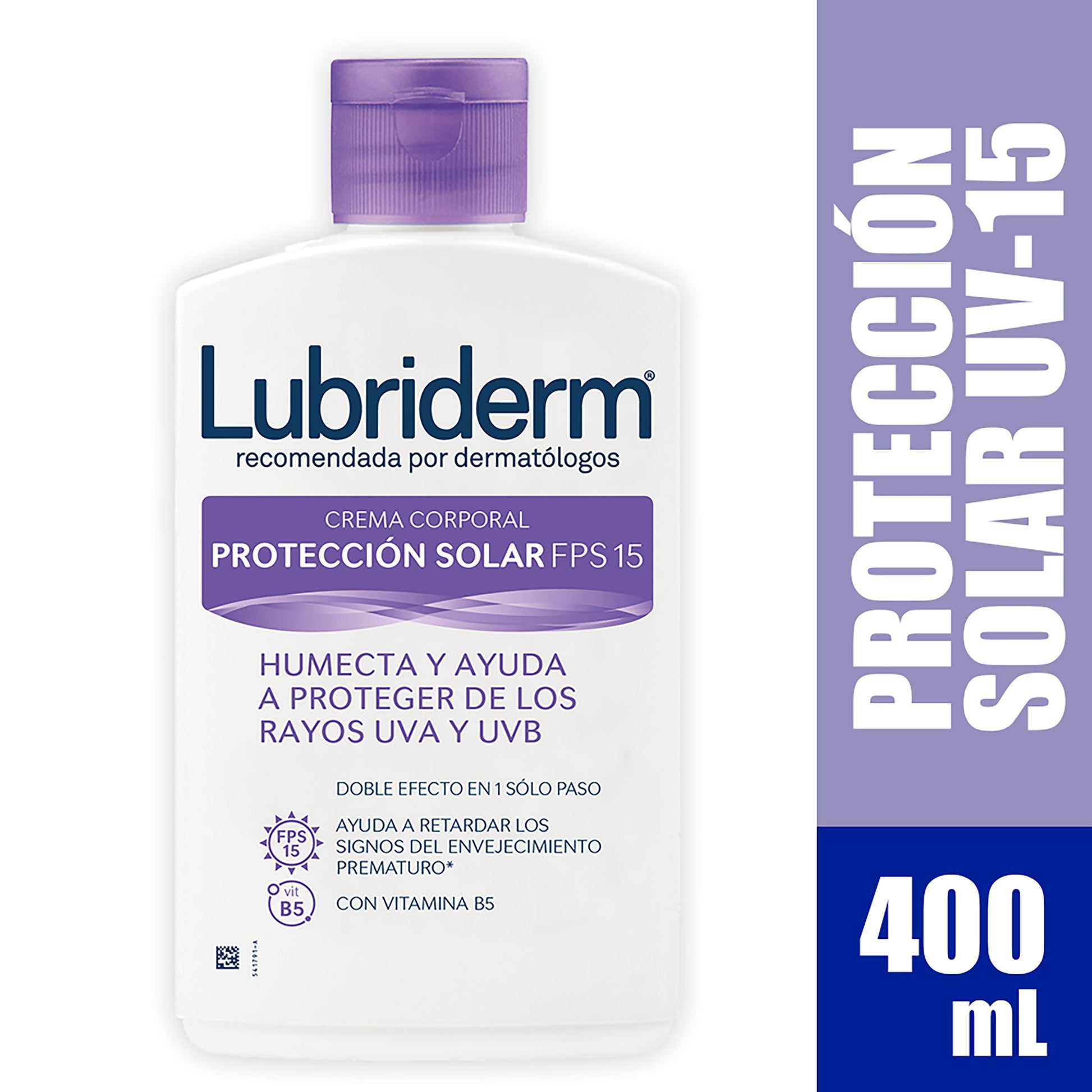 LubricanteDERM Loción U. V 15 400 ml