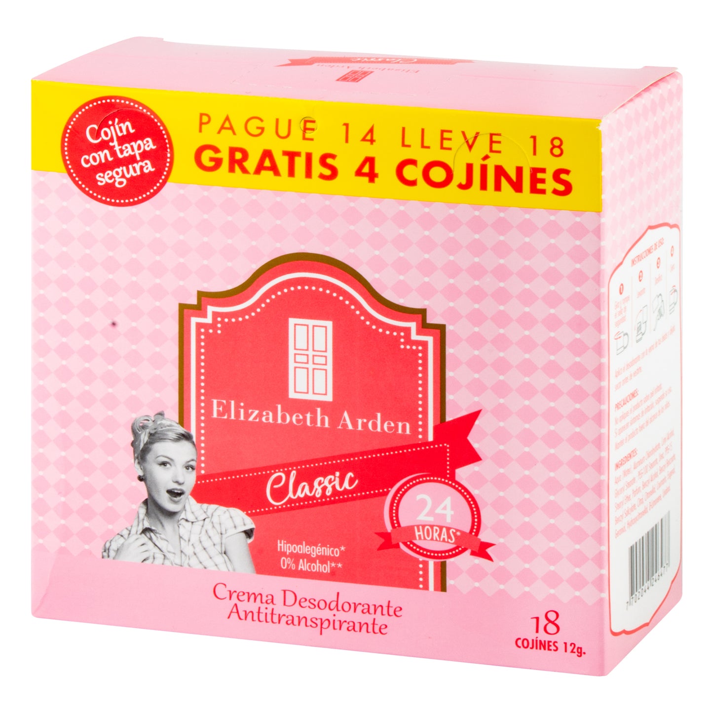 Desodorante Elizabeth Arden 14 Sobres Clásico Con Tapa 12 Gr