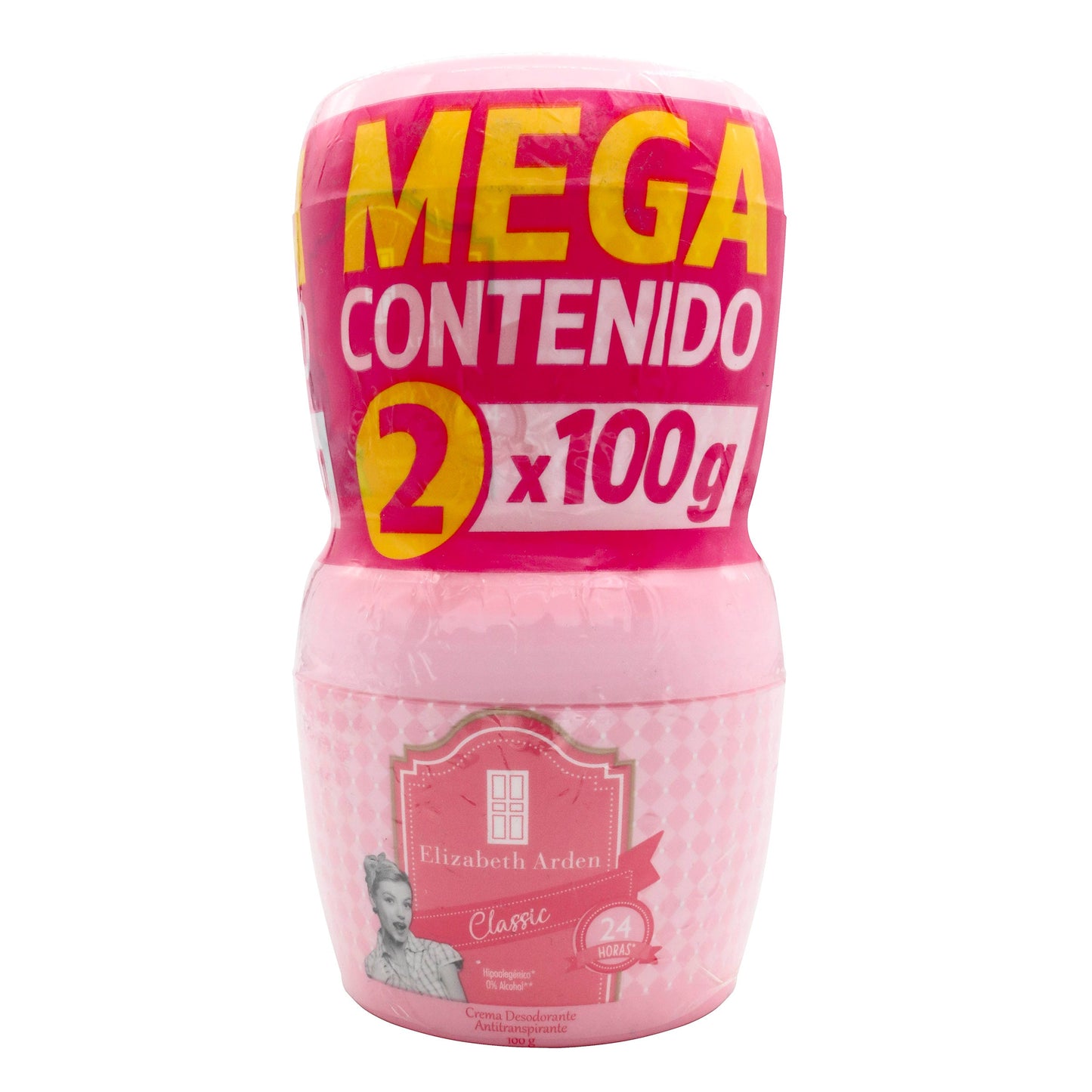 2 Desodorante eliz.arde.clas Crema 100 gr+100GR