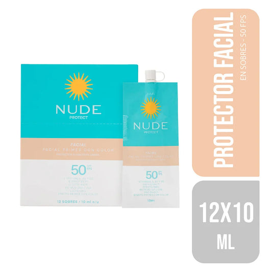 ProtectorT Nude Facial Spf50 12 Sobre 10 ml