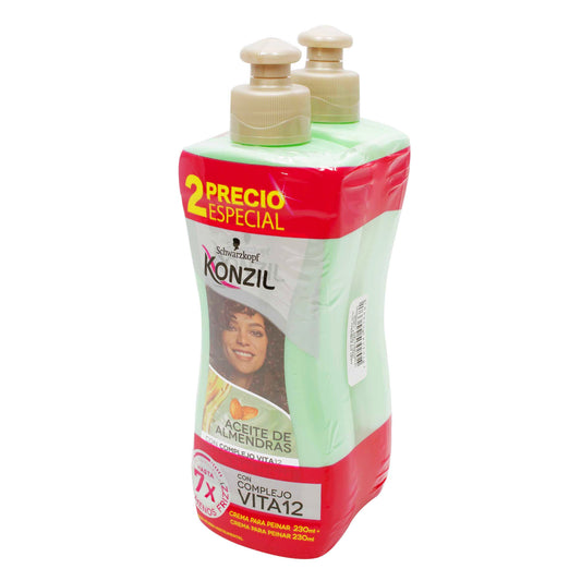 2 Crema Peinar Konzil Ace Alme 230 ml