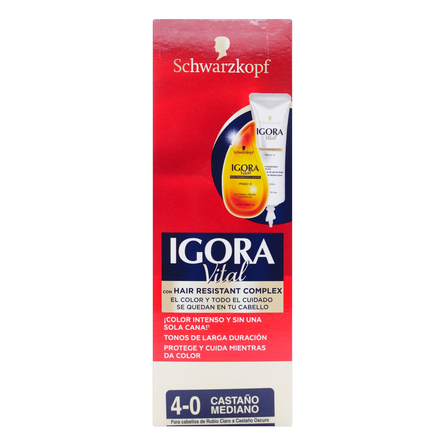 Igora Vital Tubo Número 4-0 Castaño Medio