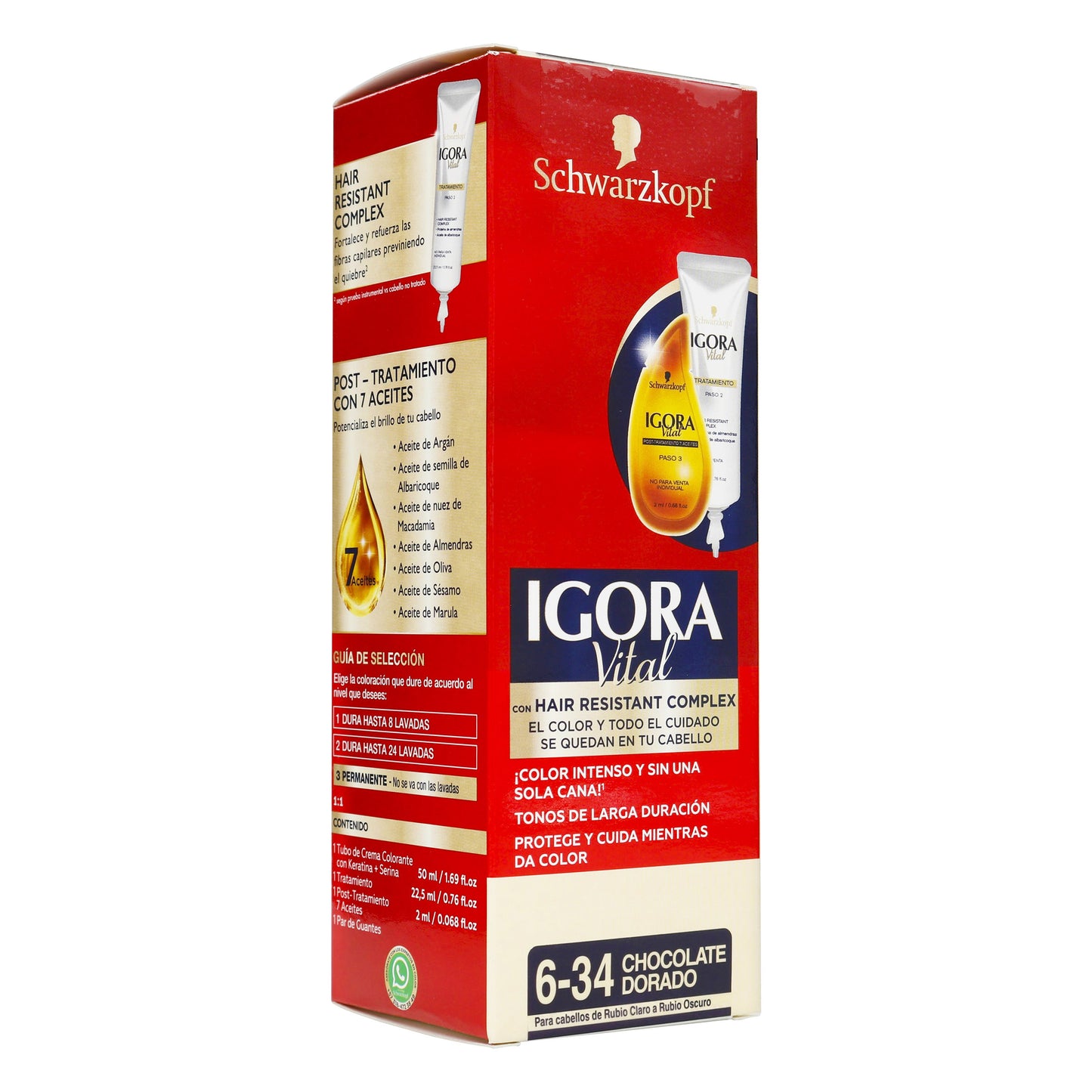 Igora Vital Tubo 6-34 Chocolate Dorado