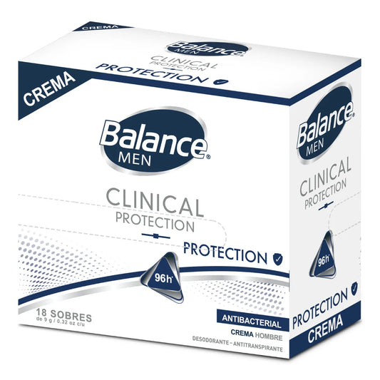 Desodorante Balance Crema Clinical Protect Men 18 Sobres