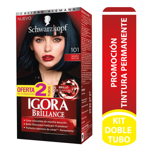Igora Brilliance Tinte 101 Negro Noche