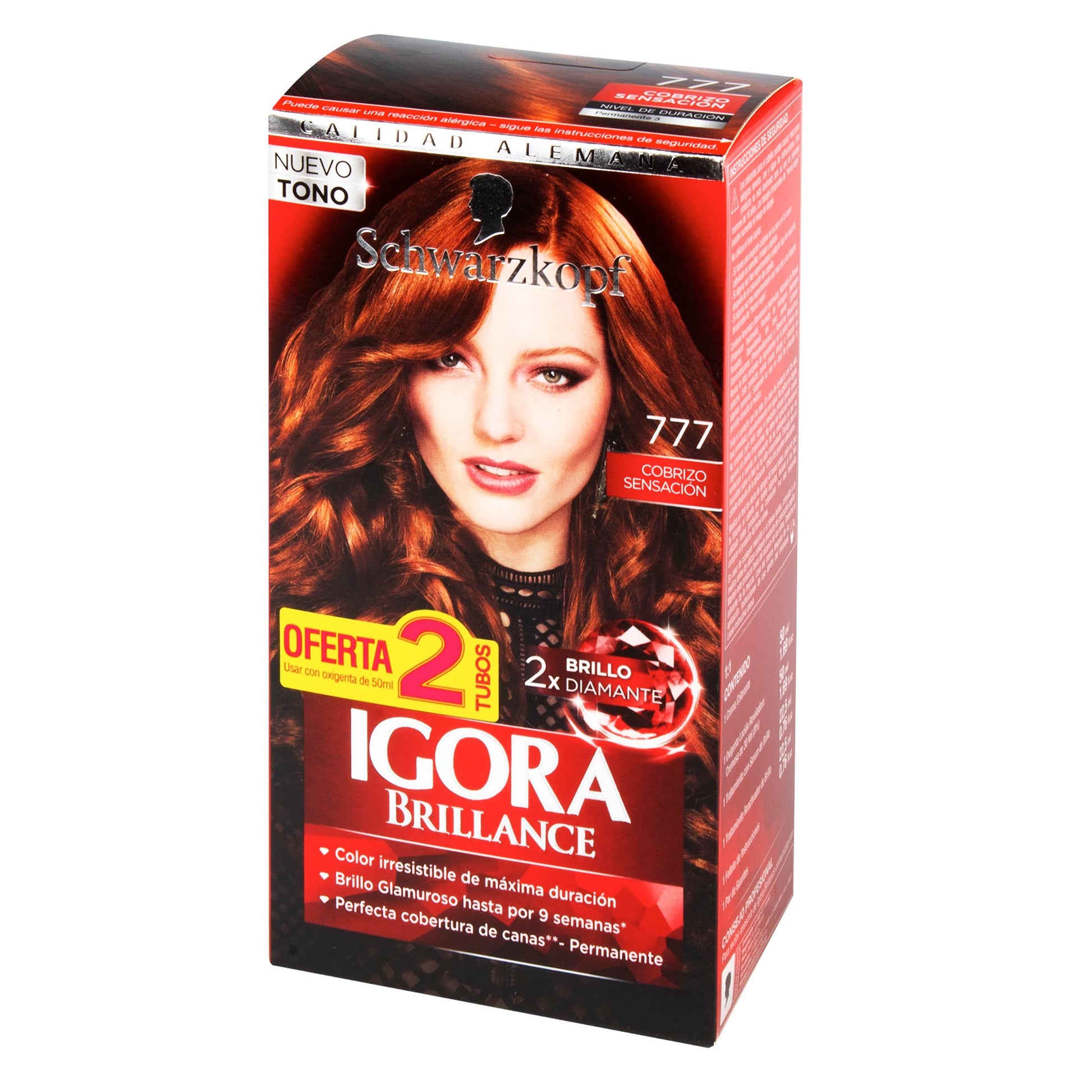 Igora Brillance D.t 777 Cobrizo Sensaci.