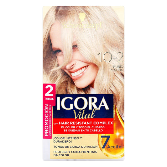 Tinte Igora VitAL Rubio Platino 10-2