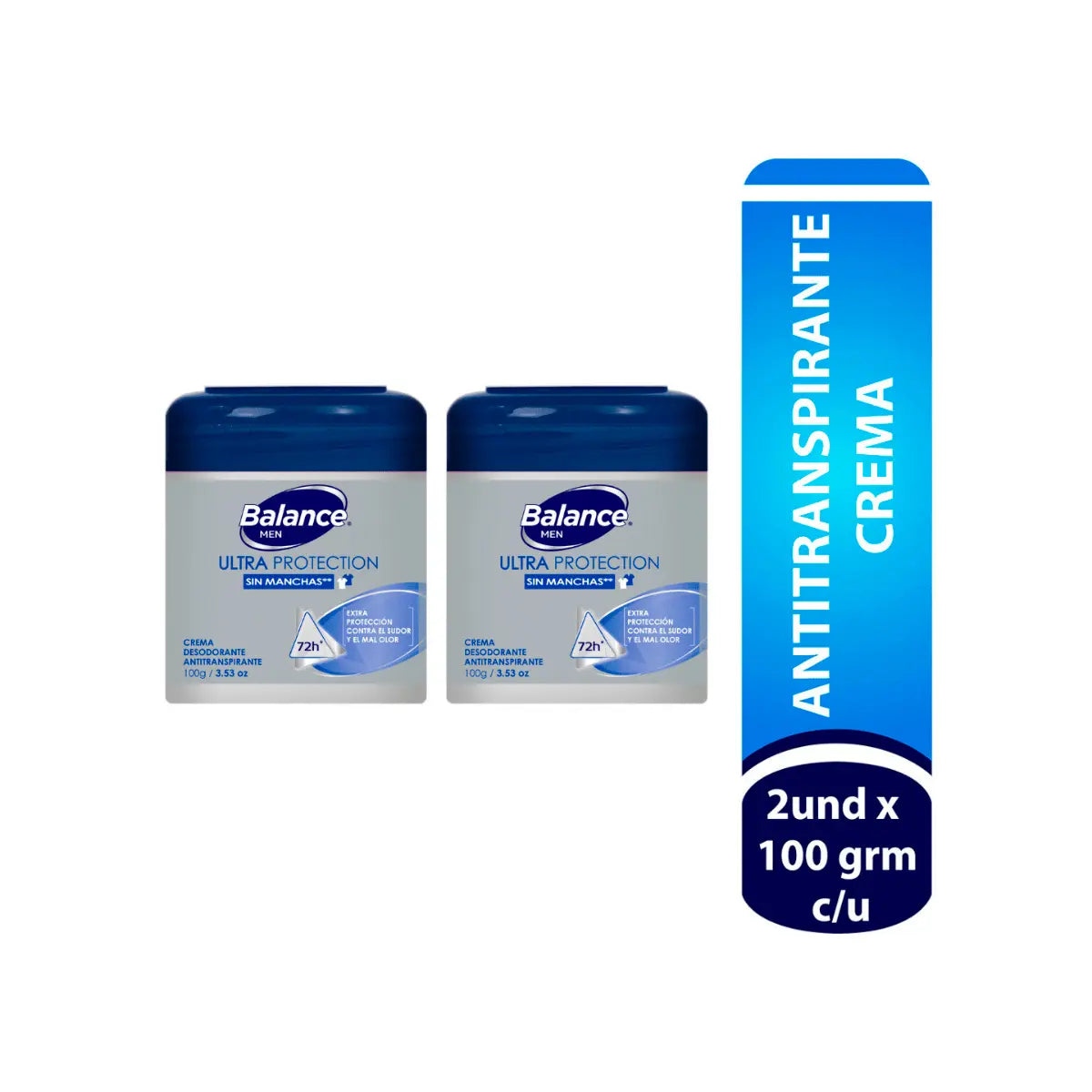 Desodorante balance Crema.ULTR.Protector MEN 100 gr 2x1