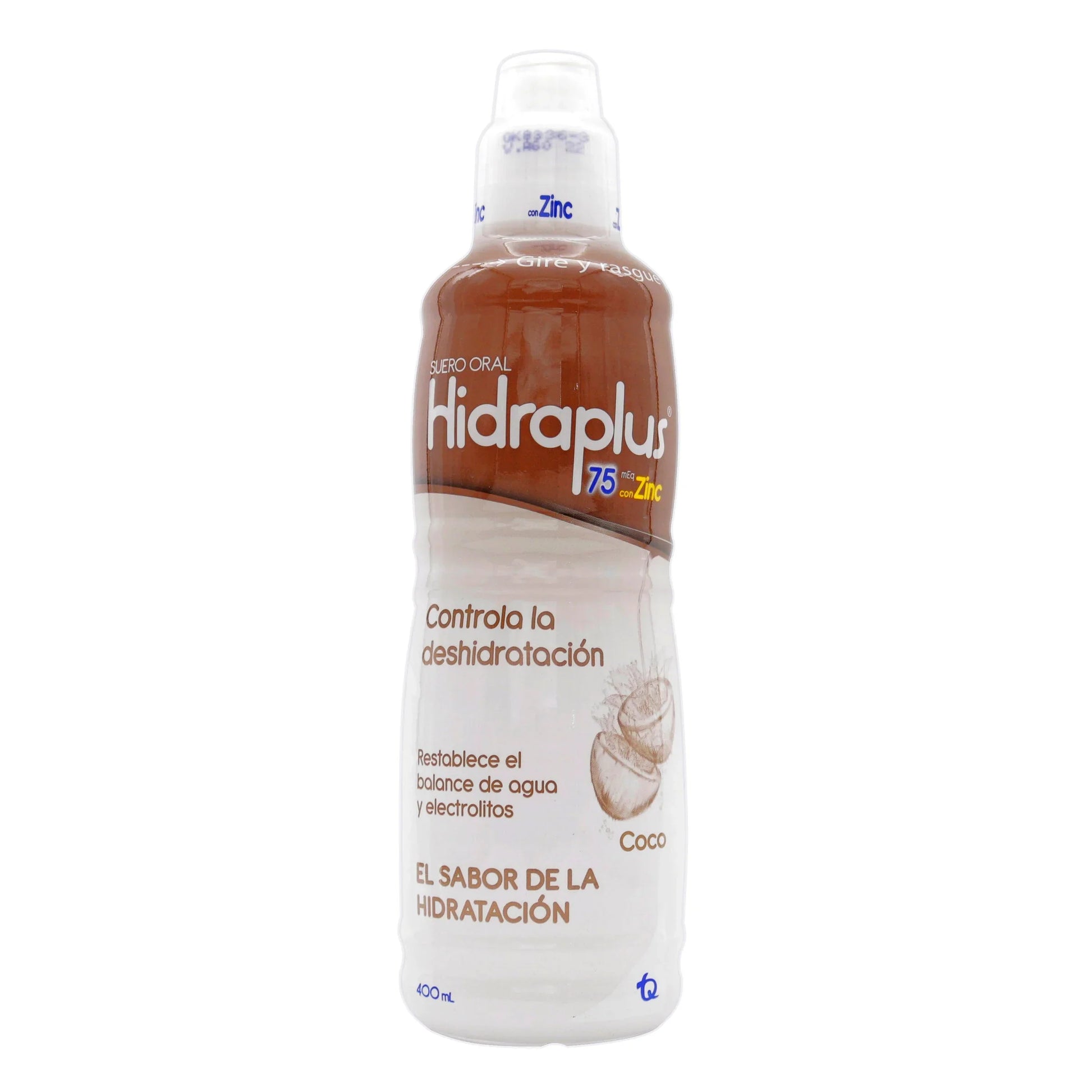 HidratantePLUS 75 Zinc Coco 400 ml Suero O