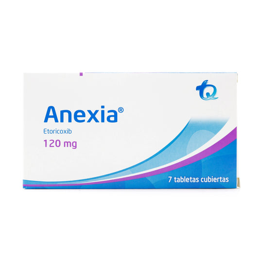 Anexia 120 Miligramos 7 Unidades