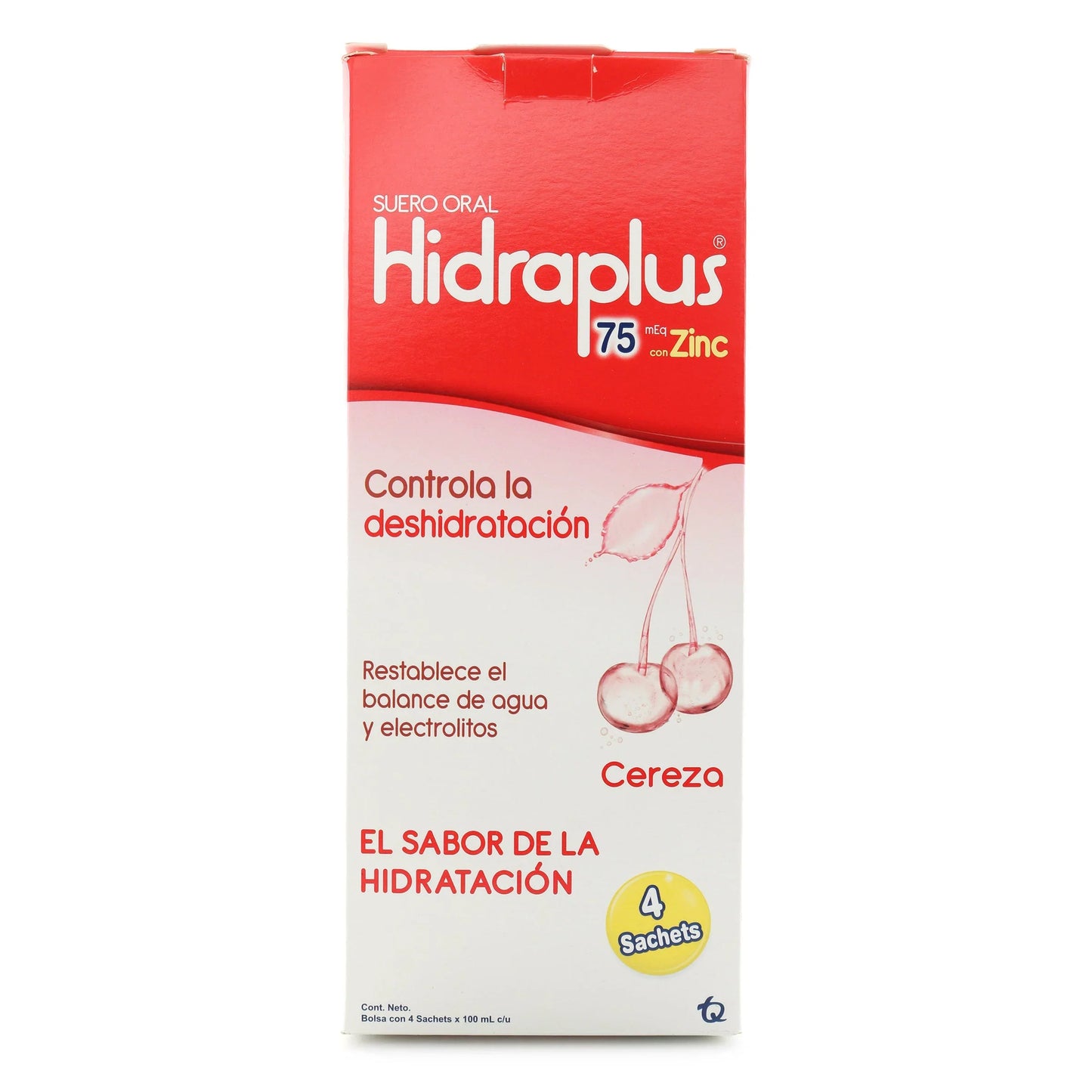 HidratantePLUS 75 Zinc Cereza Bol.100ml 4uds