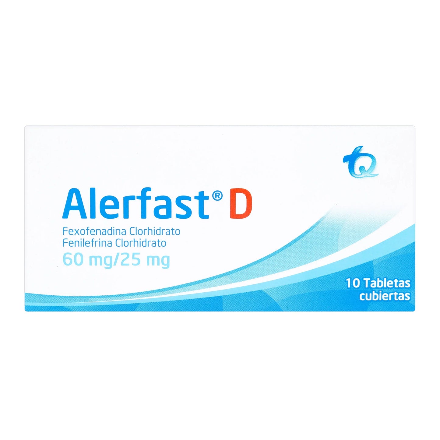 Alerfast D 60mg/25mg 10 Tabletas