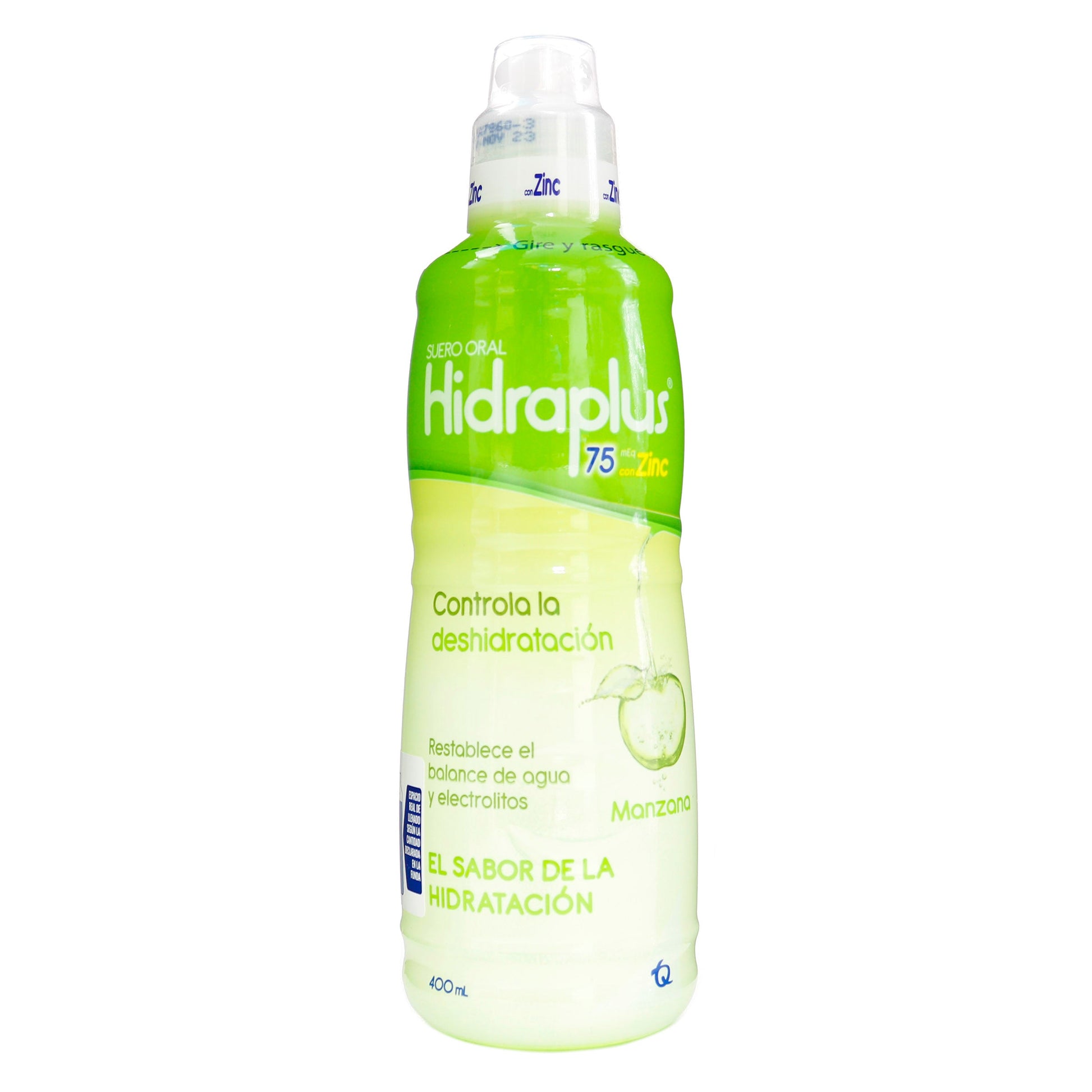HidratantePLUS 75 Zinc Manzana 400 ml