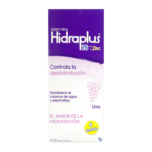 HidratantePLUS 75 Zinc Uva Bol.100ml 4und
