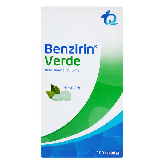 benzirin-verde-100-pastillas