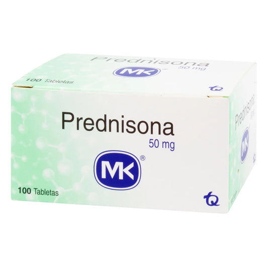 Prednisona 50 mg 100 Tbs Mk (a)
