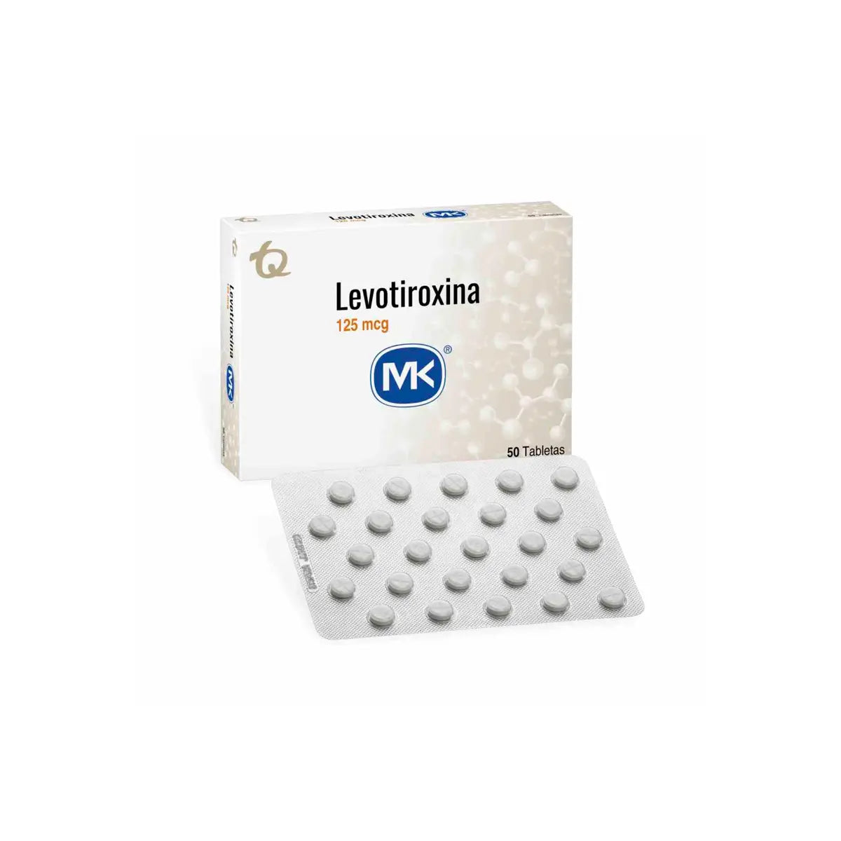 Levotiroxina 125 mg 50 Tbs Mk