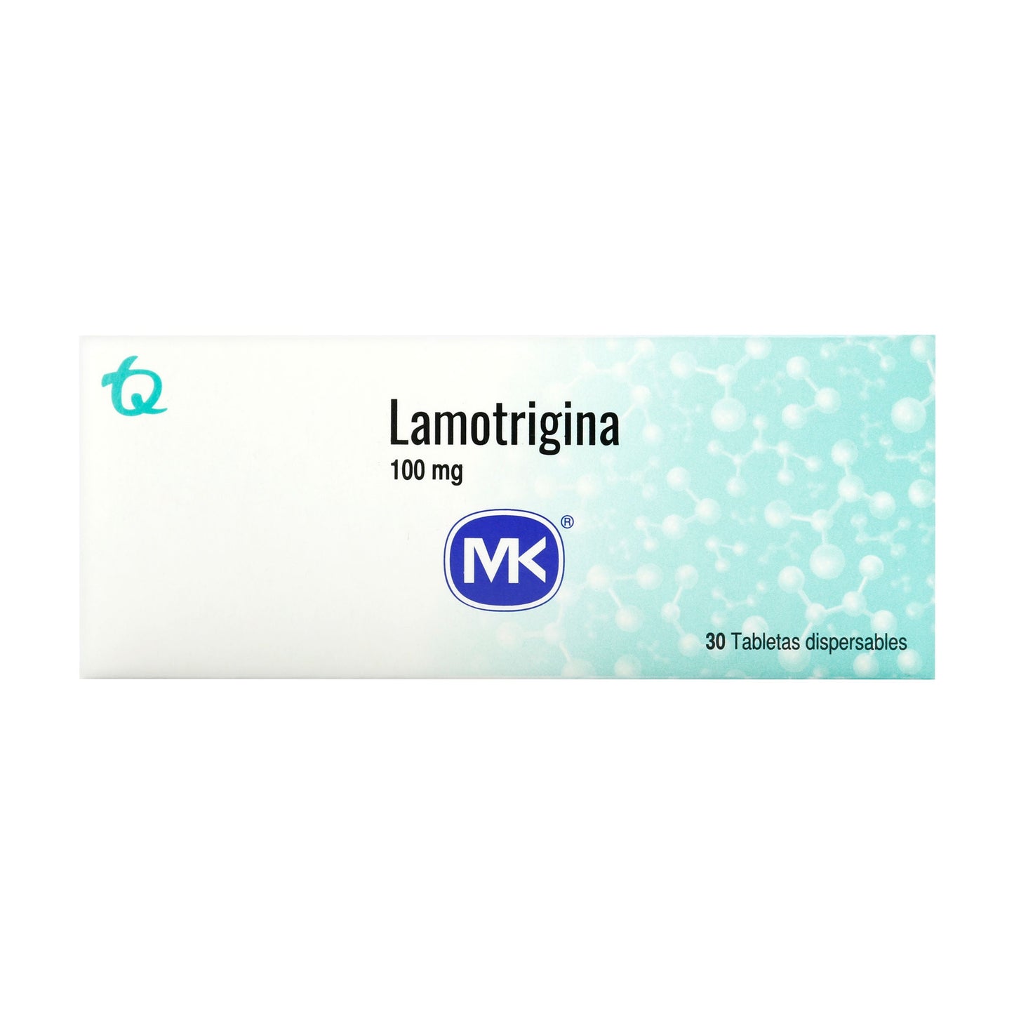 Lamotrigina 100 mg 30 Tabletas (p)52740