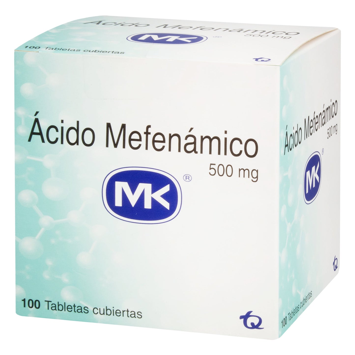 Ácido Mefenamico 500 mg 100 Tabletas Mk