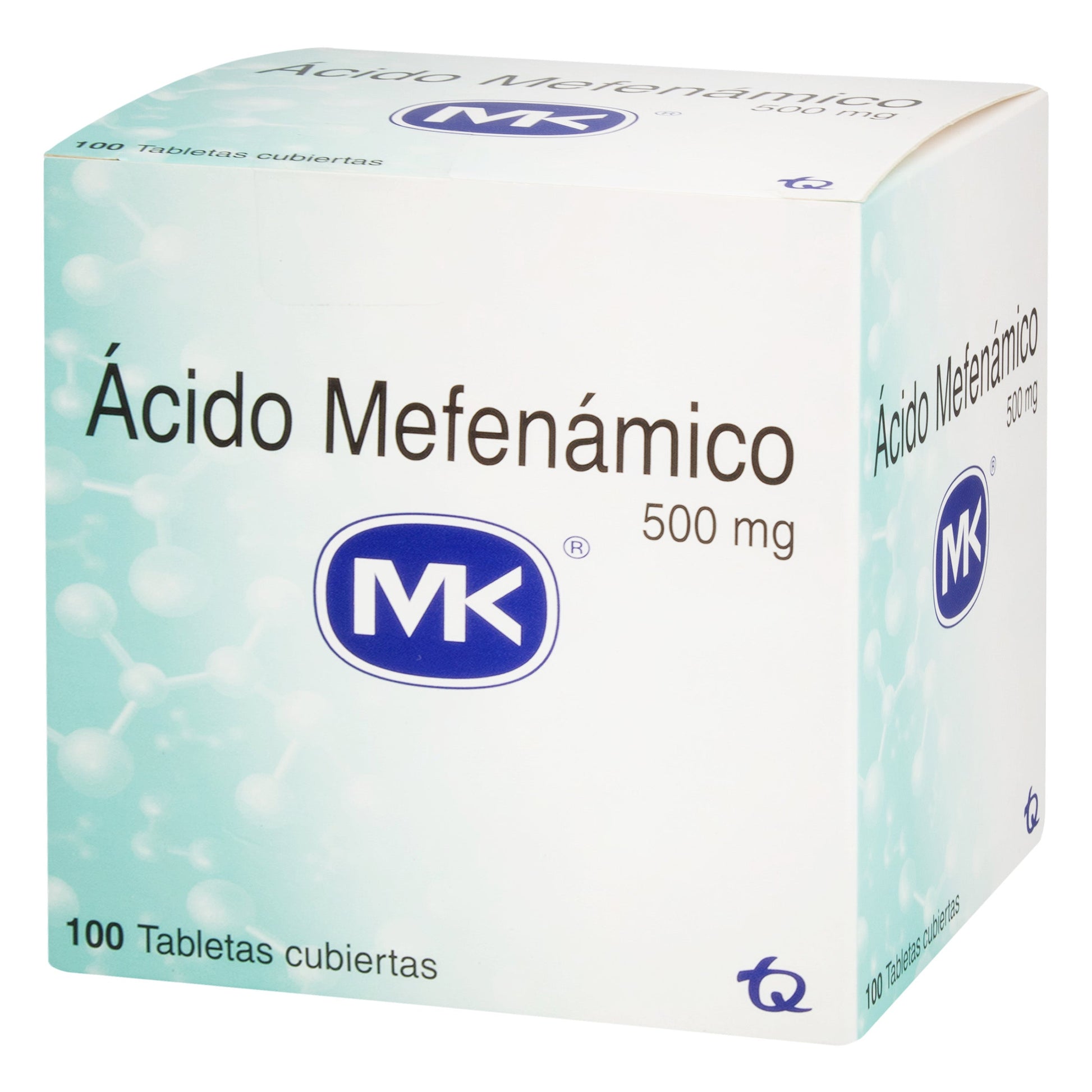 Ácido Mefenamico 500 mg 100 Tabletas Mk