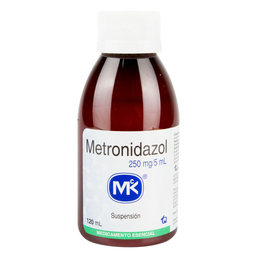 Metronidazol 250 mg Suspensión 120 ml Mk