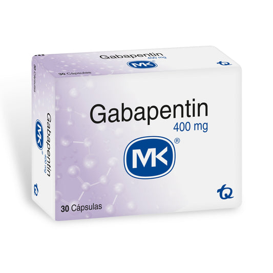 GabapentinaIN 400 mg 30 Cápsulas Mk (a) (m)