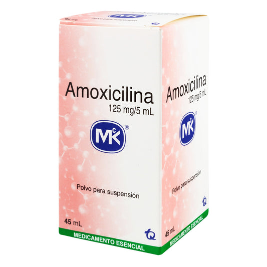 Amoxicilina 125 mg Suspensión 45 ml Mk