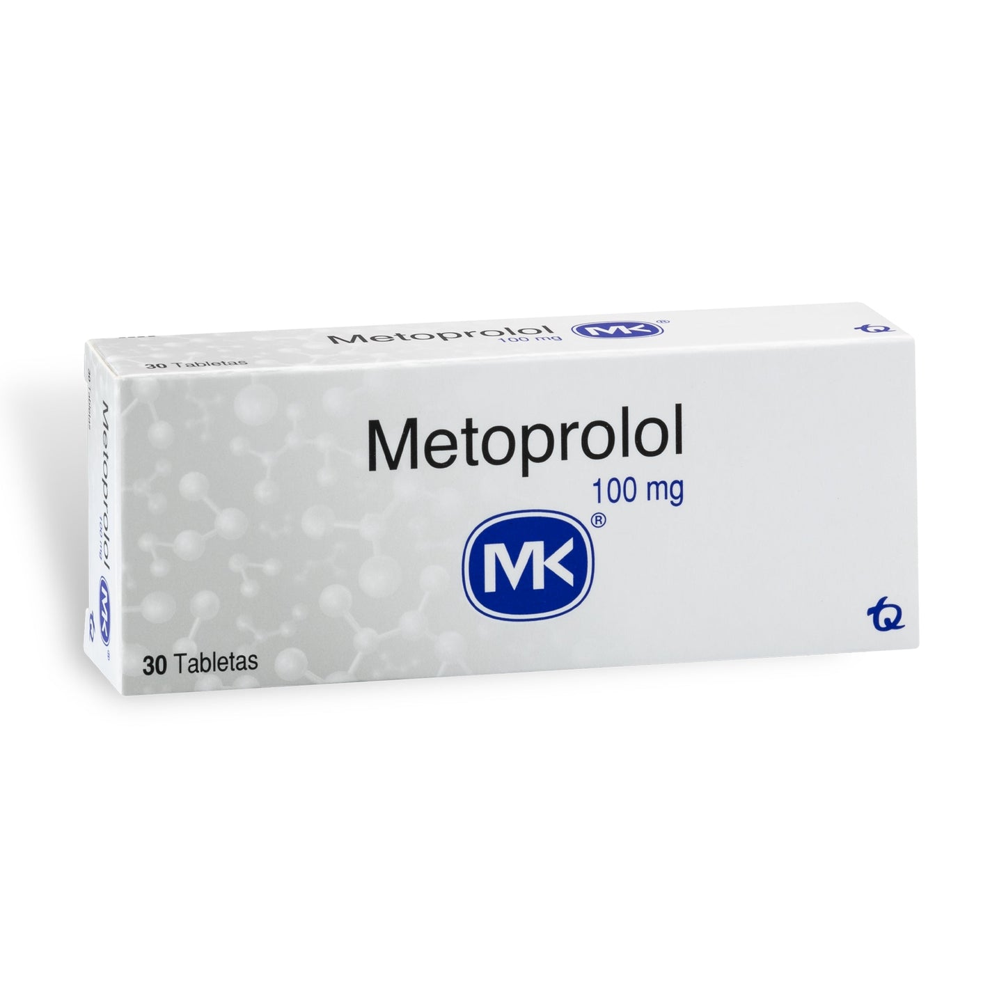 Metoprolol 100 mg 30 Tabletas Mk