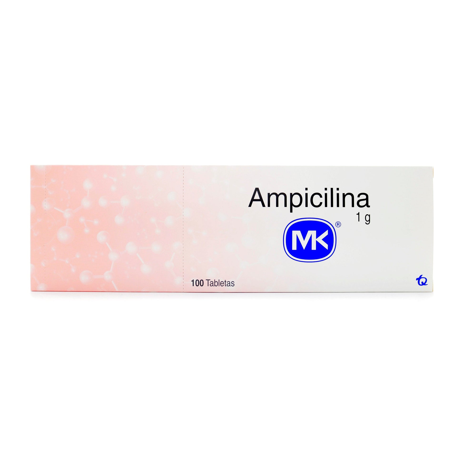 Ampicilina 1 gr 100 Tabletas Mk