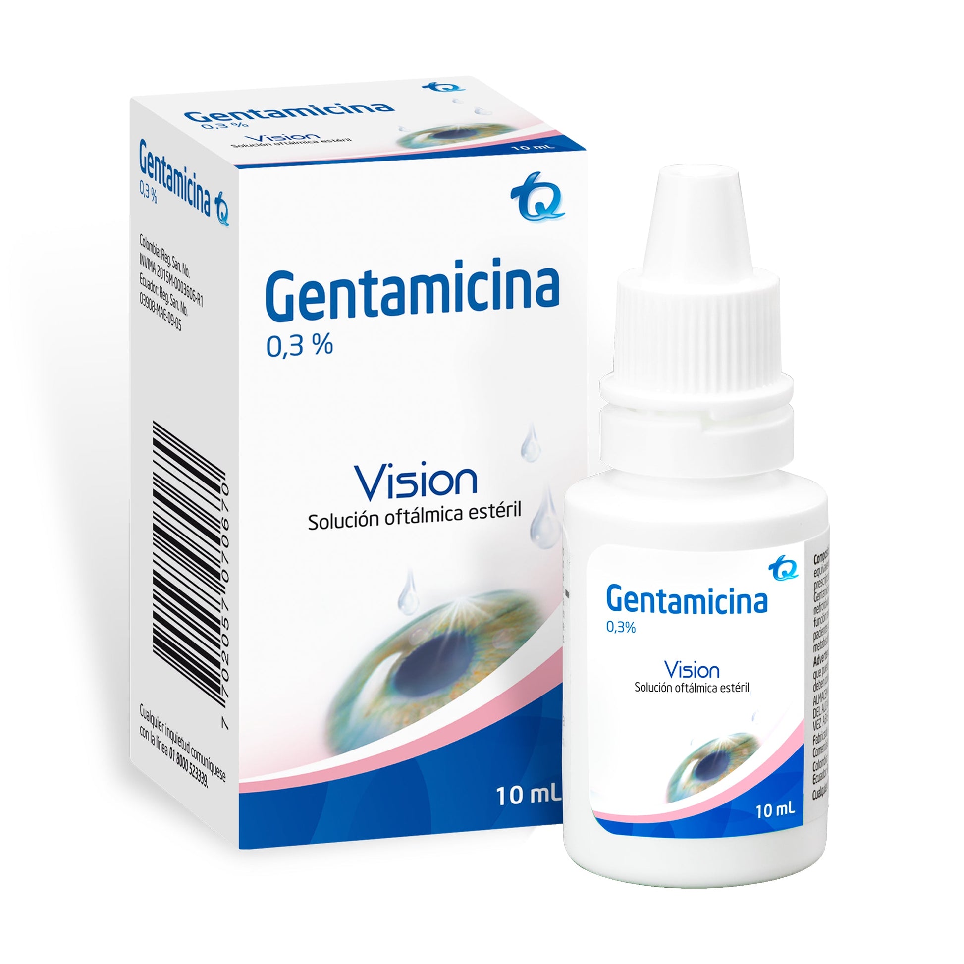 GenéricoTAMICINA 0.3% Oftálmico 10 ml Mk