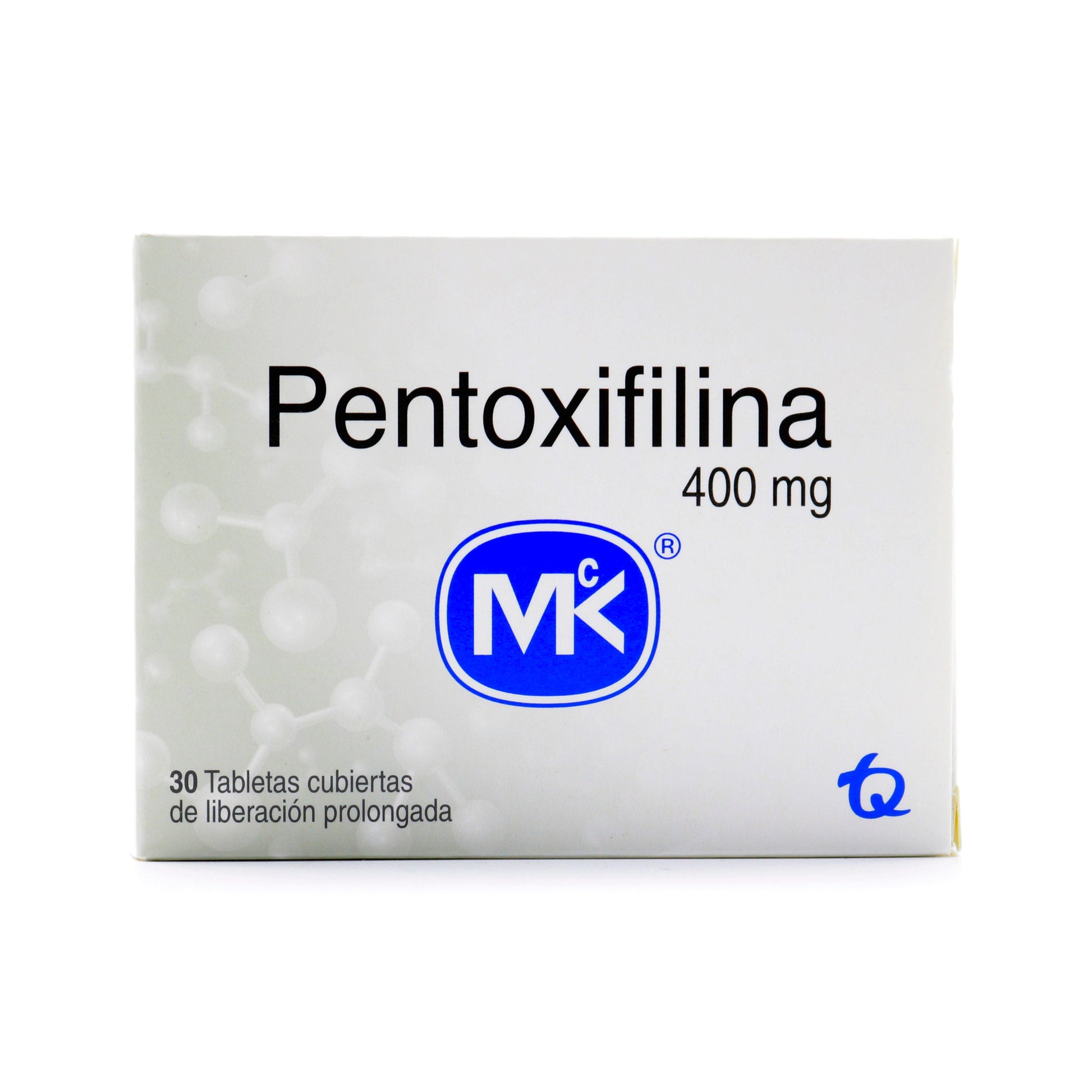 Pentoxifilina Lp 400 mg 30 Tabletas Mk