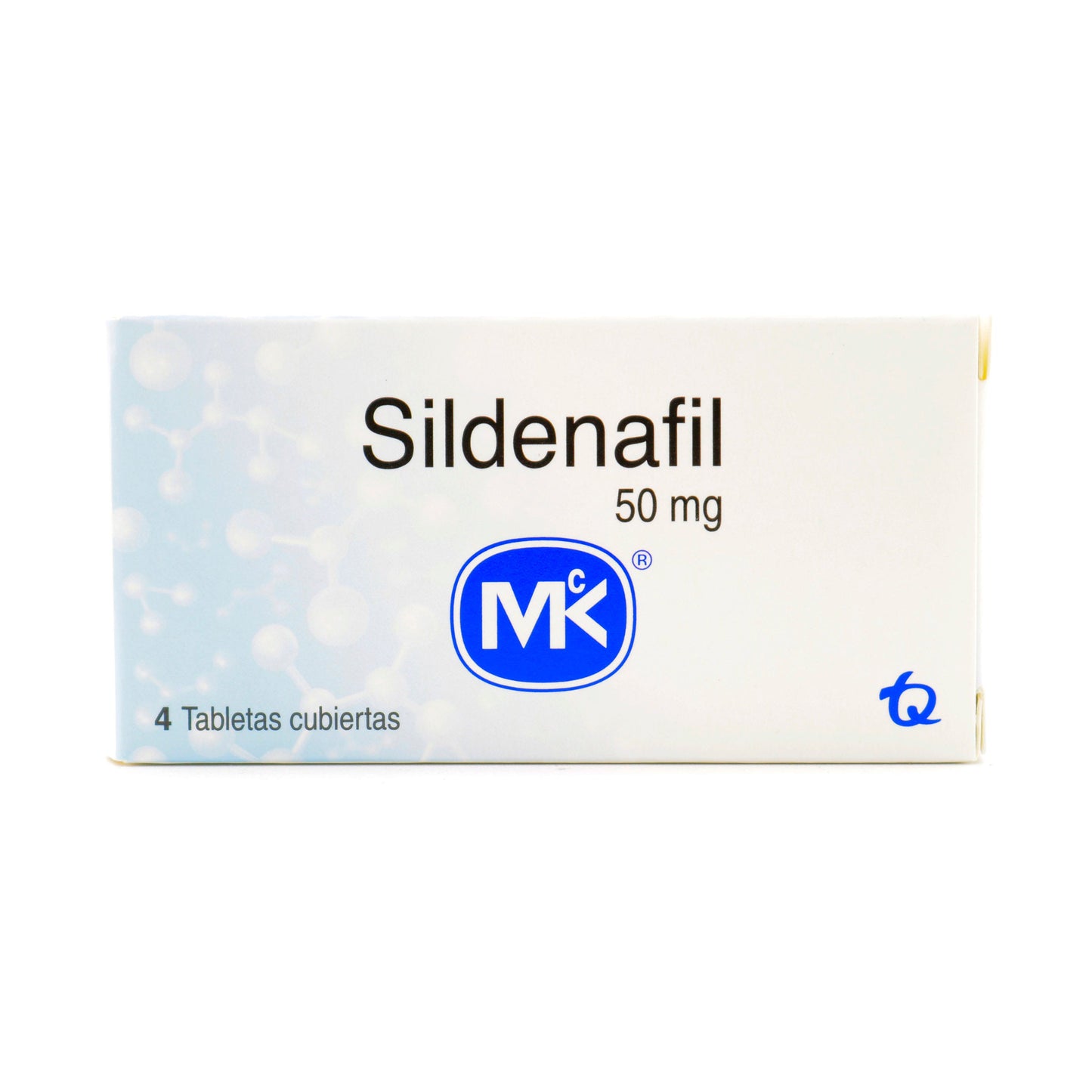 Sildenafil 50 mg 4 Tabletas Mk