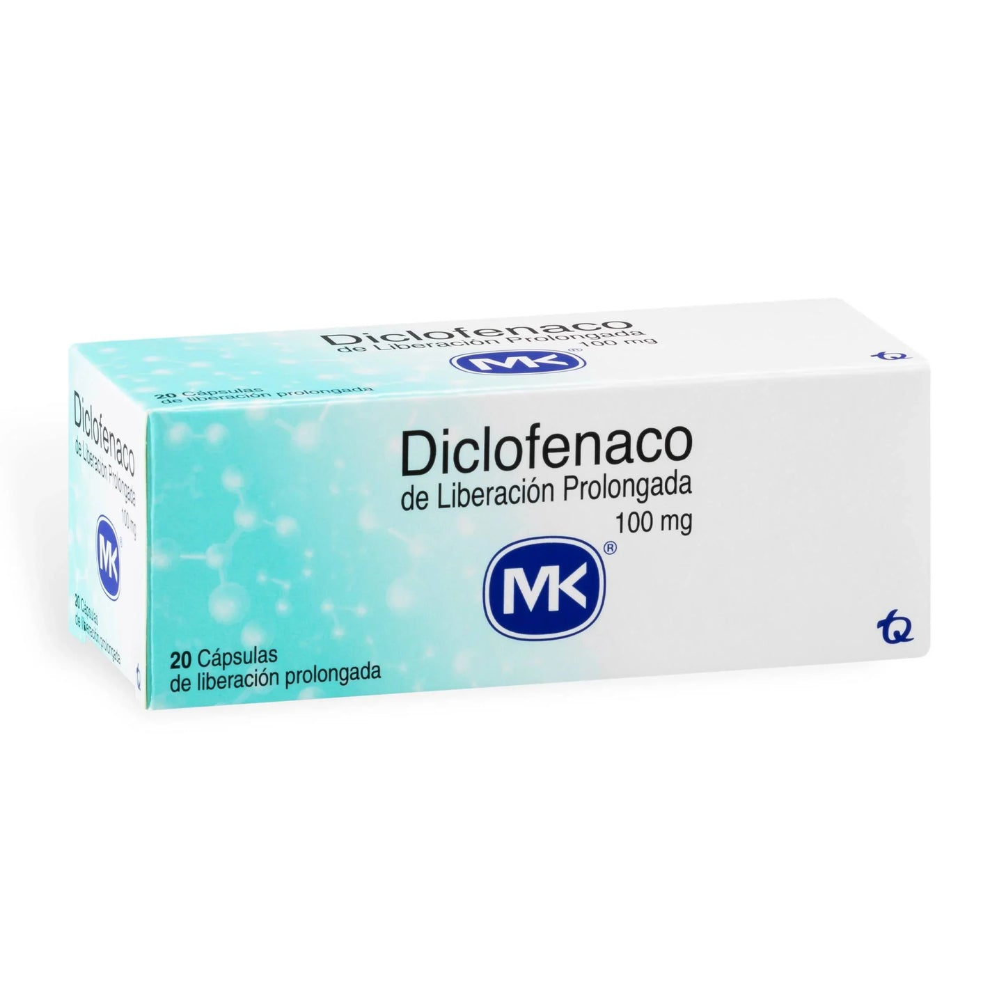 Diclofenaco Retard 100 mg 20 Cápsulas Mk