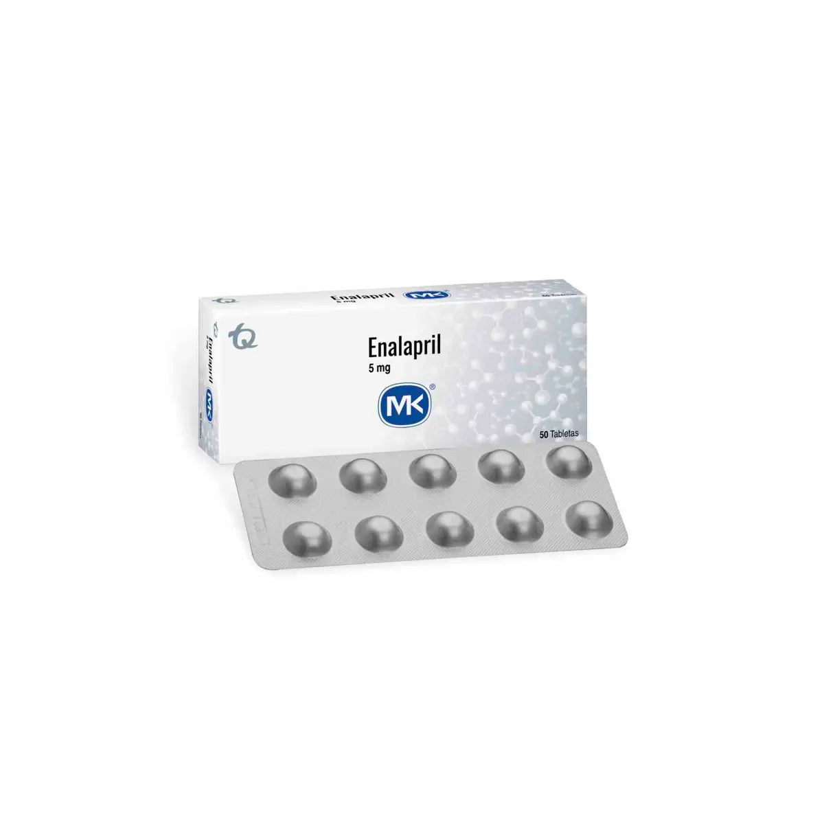 Enalapril 5 mg 50 Tabletas Mk (2)