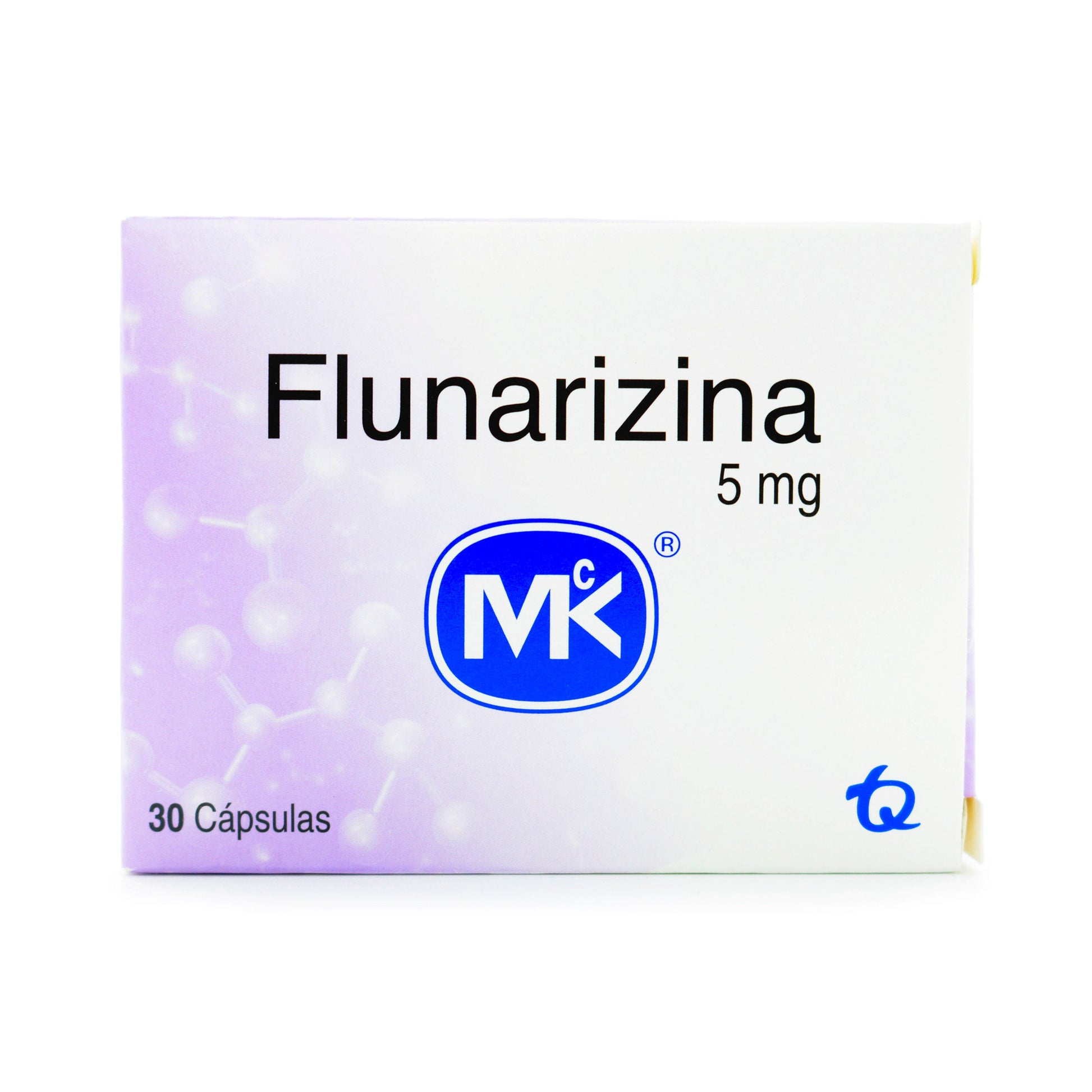 Flunarizina 5 mg 30 Cápsulas Mk