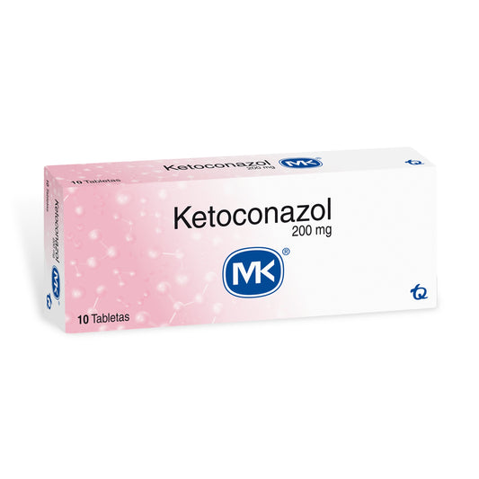 Ketoconazol 200 mg 10 Tabletas Mk