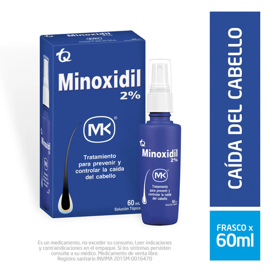 Minoxidil 2% Loción 60 ml Mk