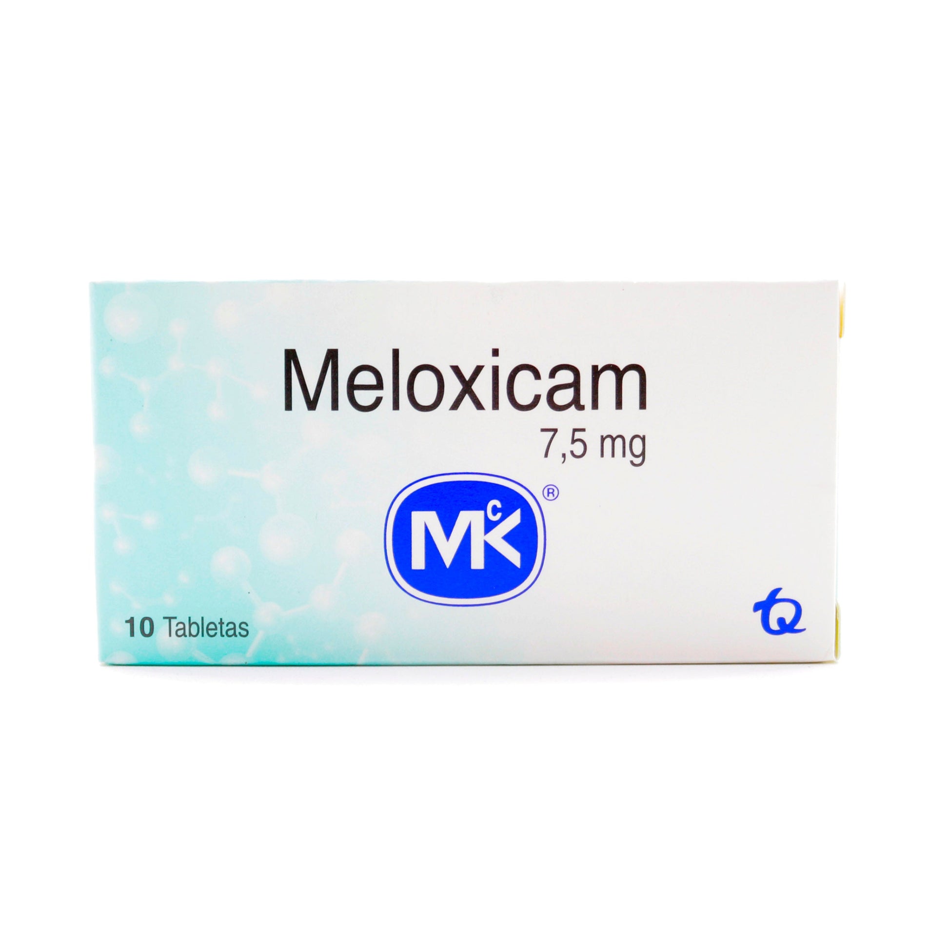 Meloxicam 7.5 mg 10 Tabletas Mk