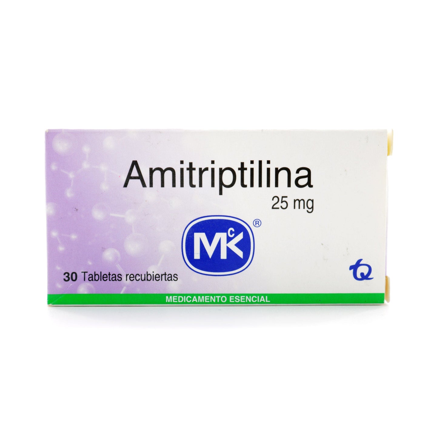 Amitriptilina 25 mg 30 Tabletas Mk
