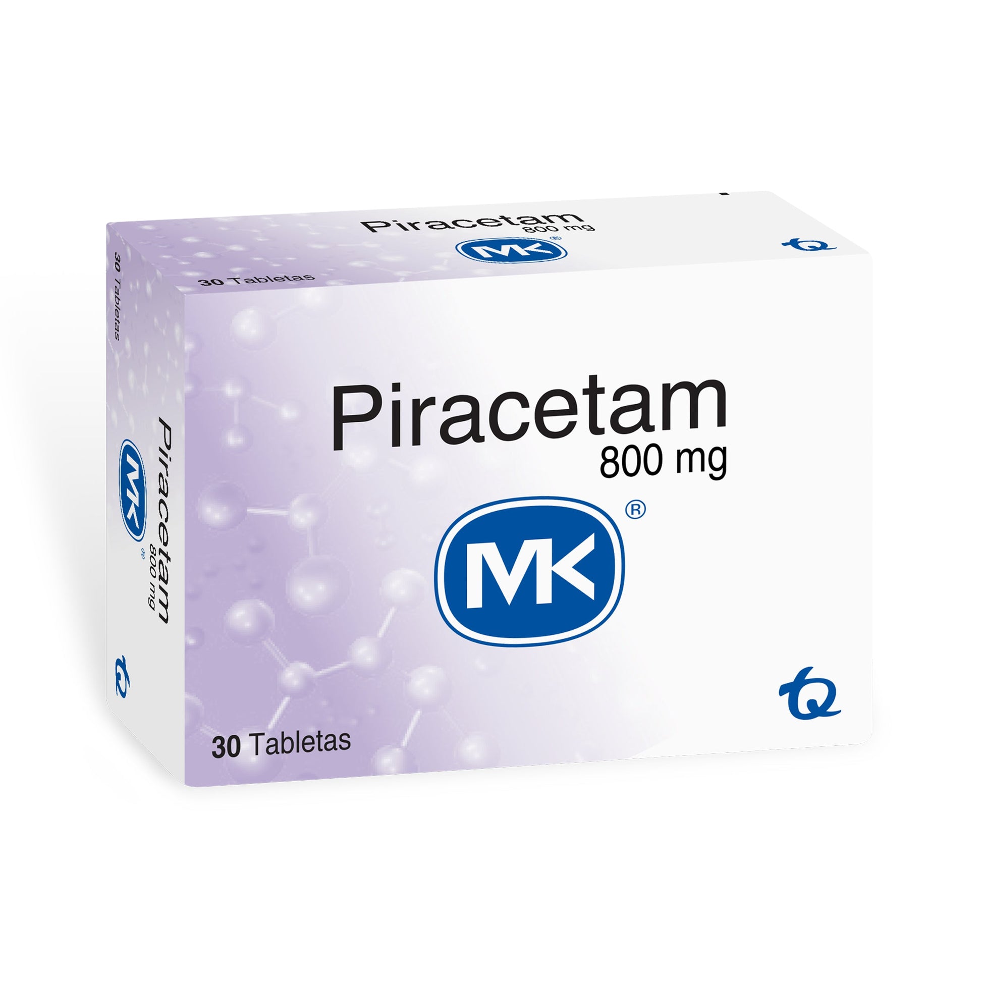Piracetam 800 mg 30 Tabletas Mk